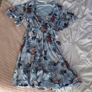 Summer floral dress